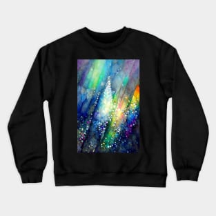 Iridescent Crystals Crewneck Sweatshirt